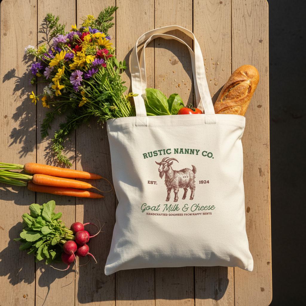 Farmers' Market Tote Bags (by Farmstead Souls)